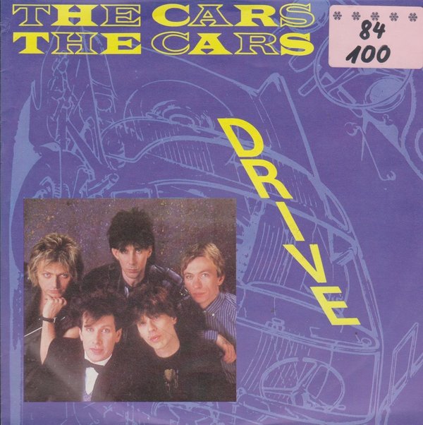 The Cars Drive / Stranger Eyes 1984 Warner Elektra 7" Single