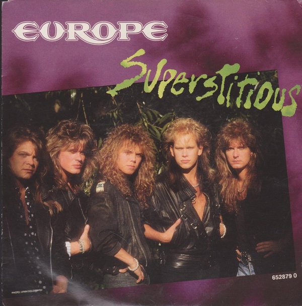 Europe Superstitions / Lights & Shadows 1988 CBS Epic 7" Single