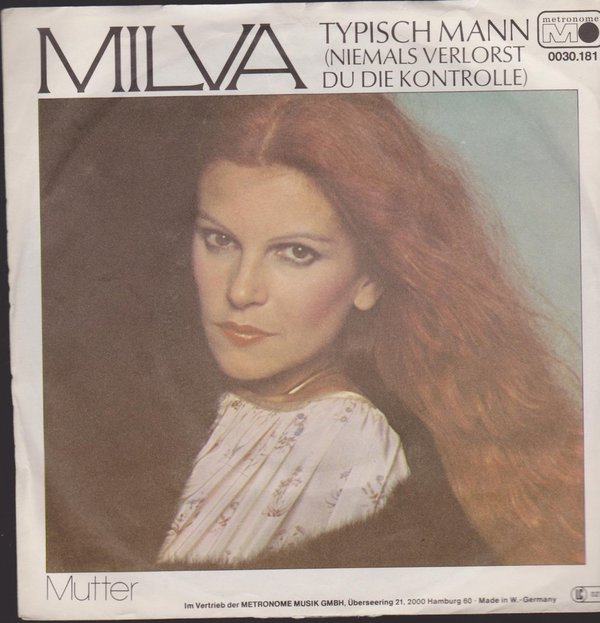 Milva Typisch Mann / Mutter 1979 Metronome 7" Single
