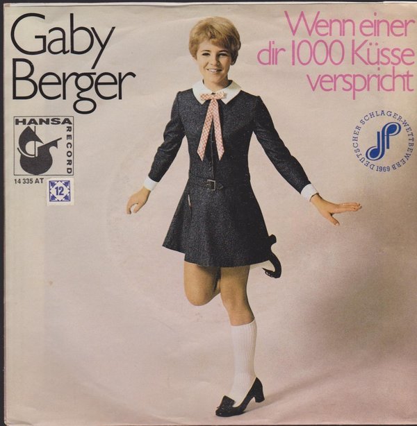 Gaby Berger Wenn einer Dir 1000 Küsse verspricht 1969 Ariola 7" Single