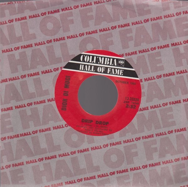 Dion Di Muci Drip Drop / This Little 7" Columbia Hall Of Fame