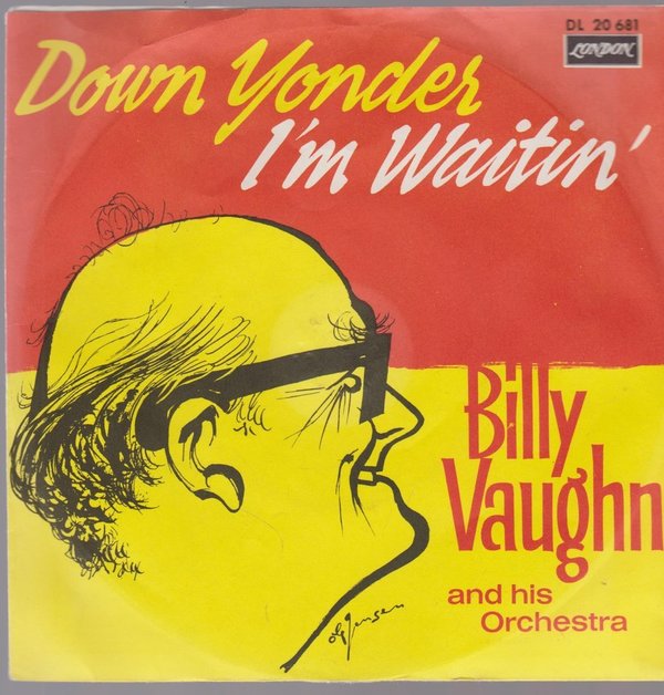 Billy Vaughn Down Yonder / I`m Waitin`1962 Single 7" DL 20 681