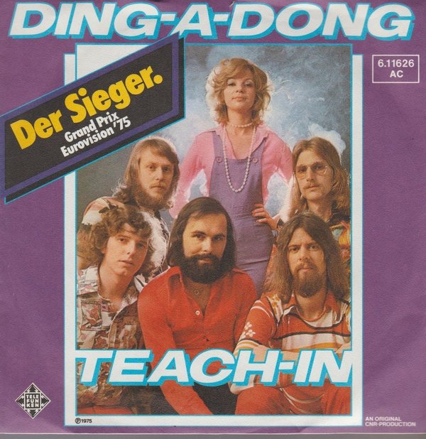 Teach-In Ding-A-Dong (Sieger Grand Prix Eurovision 1975) 7" Telefunken