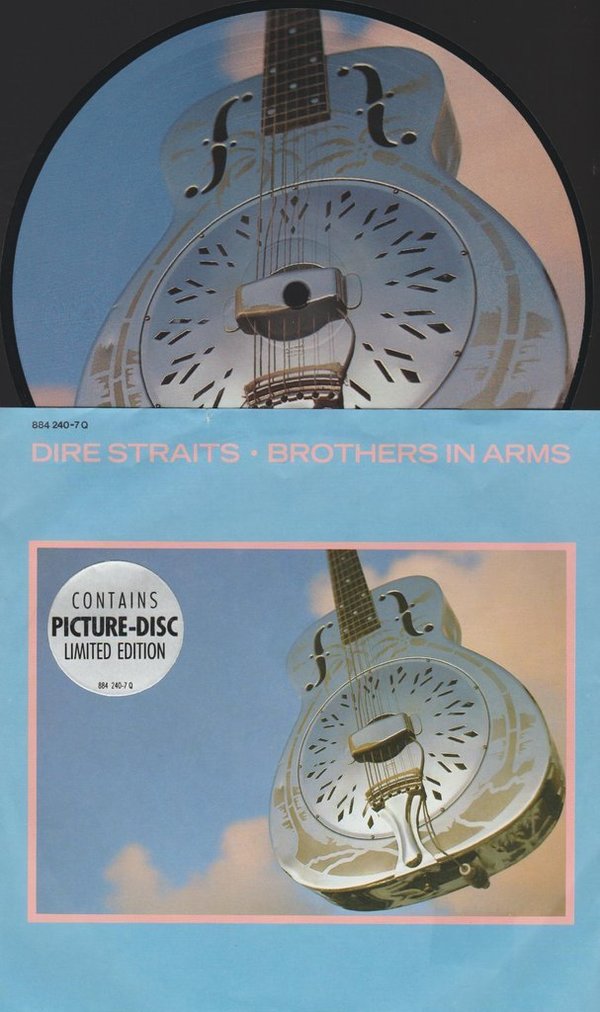 Dire Straits Brothers In Arms / Going Home 1985 Vertigo 7" Picture Single Limited