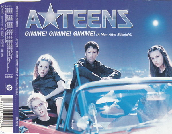 A*Teens ‎Gimme! Gimme! Gimme! (A Man After Midnight) Single CD 1999