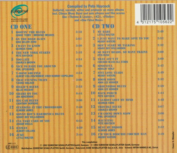 The Very Best Of Blues 1992 Eurostar Doppel CD Album (TOP!) Muddy Waters