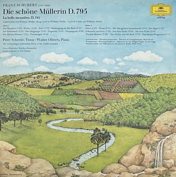 Franz Schubert Die schöne Müllerin D.795 Peter Schreier 1972 DGG 12" (TOP!)