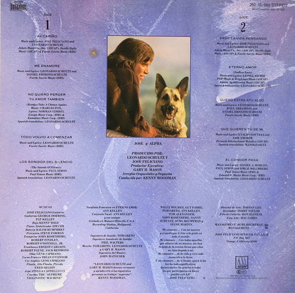 Jose Feliciano Me Enamore 1983 Tamla Motown 12" LP  (El Condor Pasa)