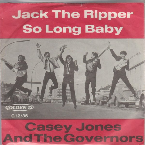 Casey Jones And The Governors Jack The Ripper * S Long Baby 7" Golden12