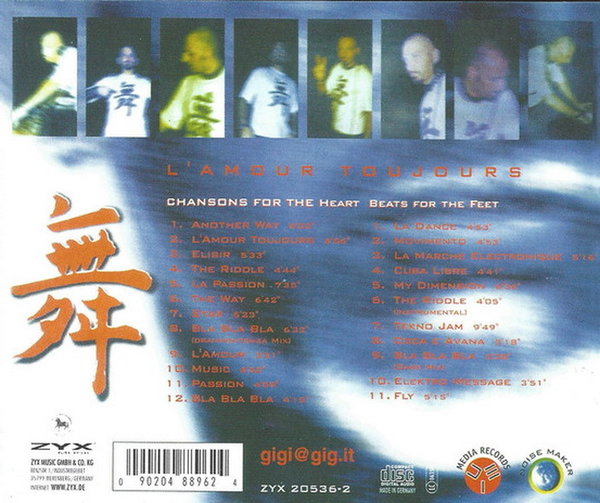 Gigi D'Agostino L'Amour Toujours 1999 ZYX Doppel CD Album (Bla Bla Bla)