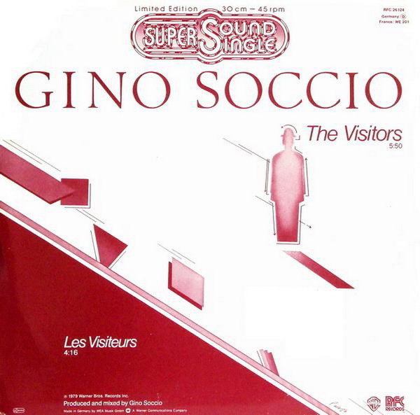 Gino Soccio The Visitors * Les Visiteurs 1979 Warner RFC 12" Maxi Single