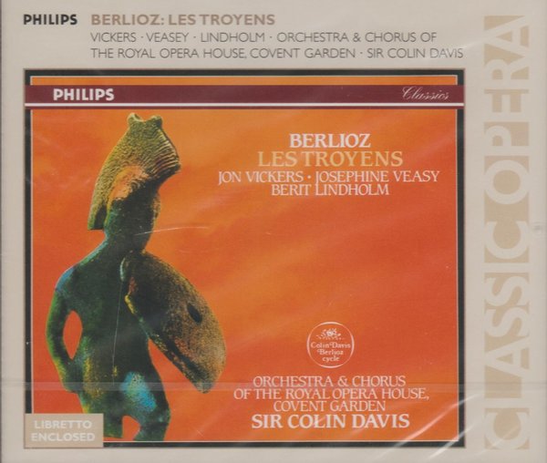 Berlioz Les Troyens Josephine Veasy, Jon Vickers, Colin Davis 4 CD`s Philips