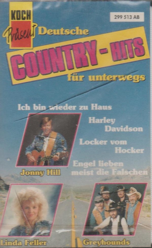 Deutsche Country-Hits für unterwegs Sampler 1990 Koch (Greyhounds) OVP