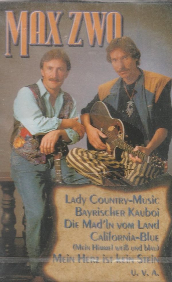 Max Zwo Bayrischer Cowboy 1990 Koch International Kassette (MC) OVP