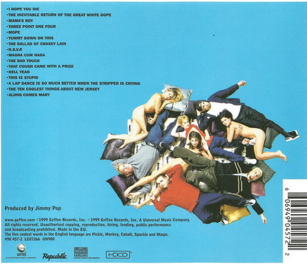 Bloodhound Gang Hooray For Boobies 1999 Geffen Records CD Album