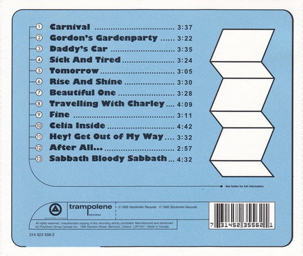 The Cardigans Life 1995 Trampolene Records CD Album (TOP!)