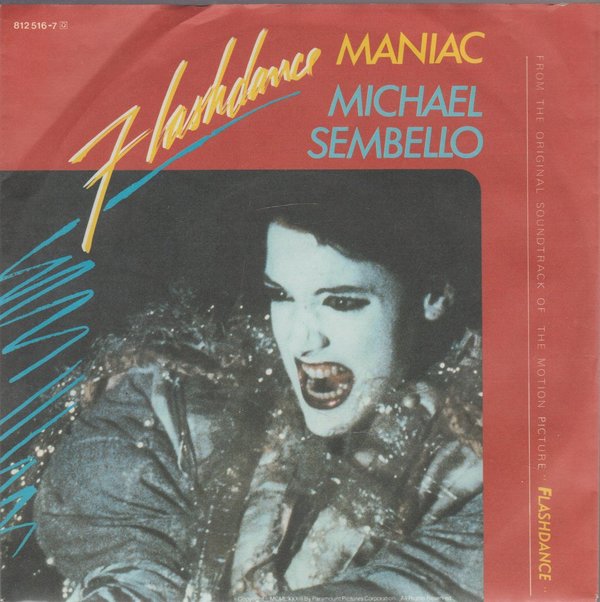 Michael Sembello Maniac (Vocal & Instrumental) 1983 Casablanca 7" (Flashdance)
