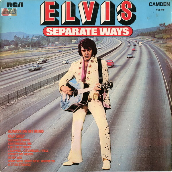 Elvis Presley Seperate Ways 12" RCA Camden 12" LP 1974 (Always On My Mind)