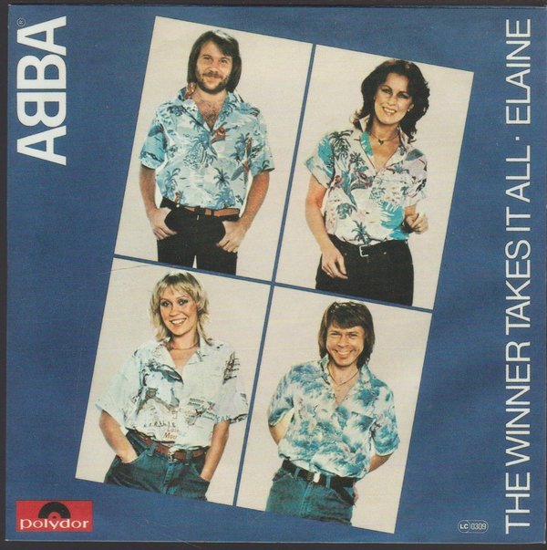 ABBA The Winner Takes It All * Elaine 1980 Polydor CD Single 2 Tracks