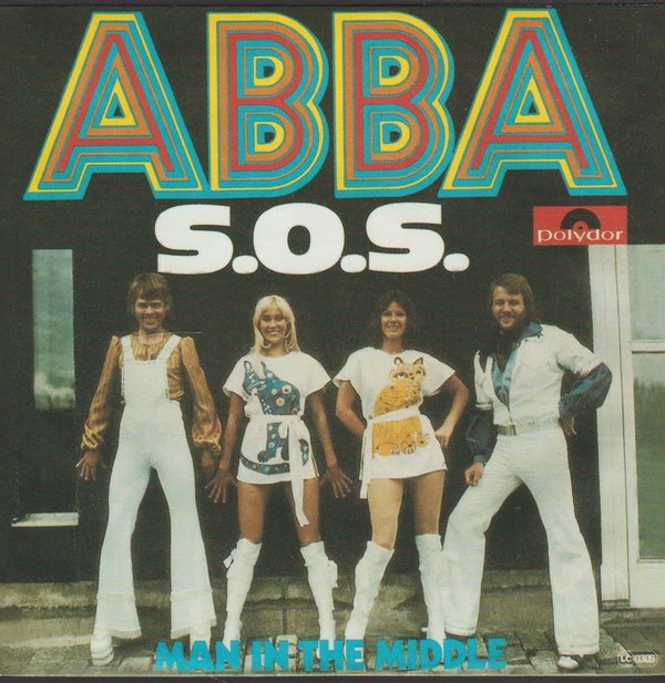ABBA S.O.S. * Man In The Middle 1975 Polydor CD Single 2 Tracks