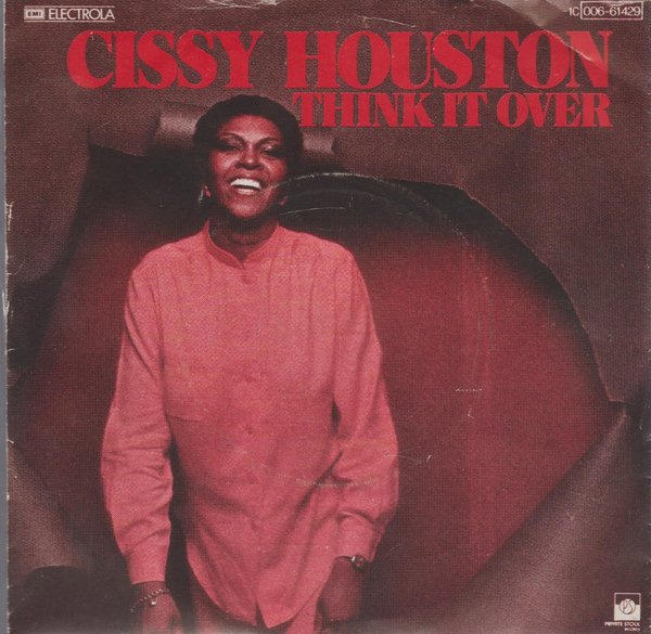 Cissy Houston Think It Over * An Umbrella Song 1978 EMI Private Stock 7"