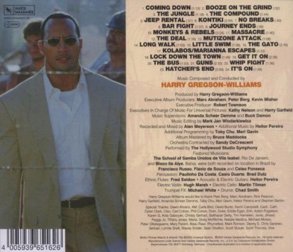 Harry Gregson Williams The Rundown Original Soundtrack CD Album (OVP) 2003
