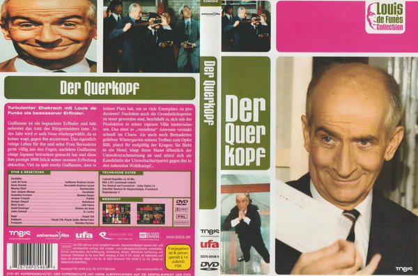 Der Querkopf Louis De Funes Collection 2004 TOBIS DVD