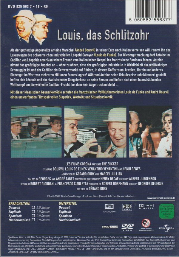 Louis, das Schlitzohr 2008 Universal DVD (Louis De Funes)