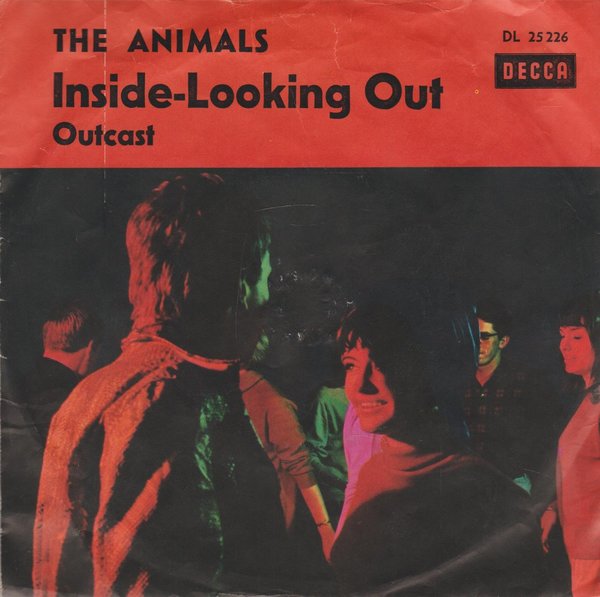 The Animals Inside Looking Out * Outcast 1966 Telefunken DECCA 7"