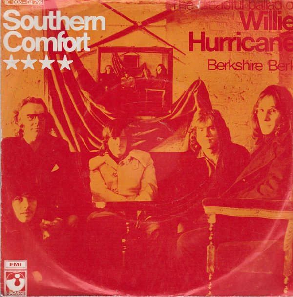 Southern Comfort Willie Hurricane * Berkshire Berk 1971 EMI Harvest 7" Single