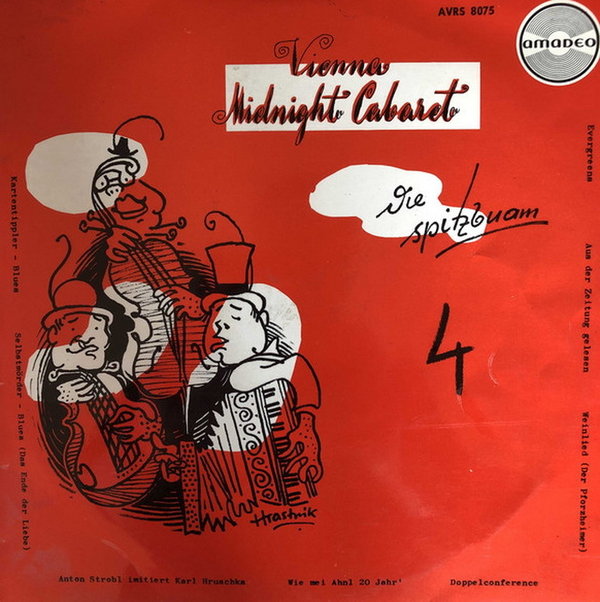 Die 3 Spitzbuam 4 Vienna Midnight Cabaret 10" LP Amadeo (Kartentippler-Blues)