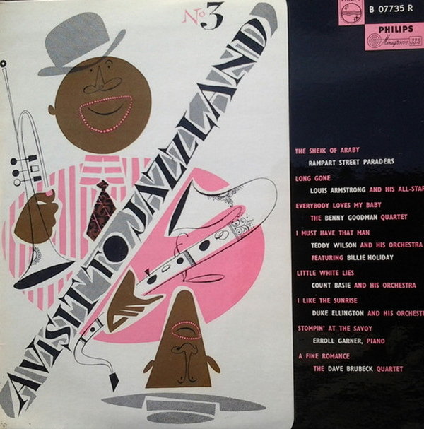 A Visit To Jazzland Nr. 3 Philips 10" LP (Count Basie, Dave Brubeck)