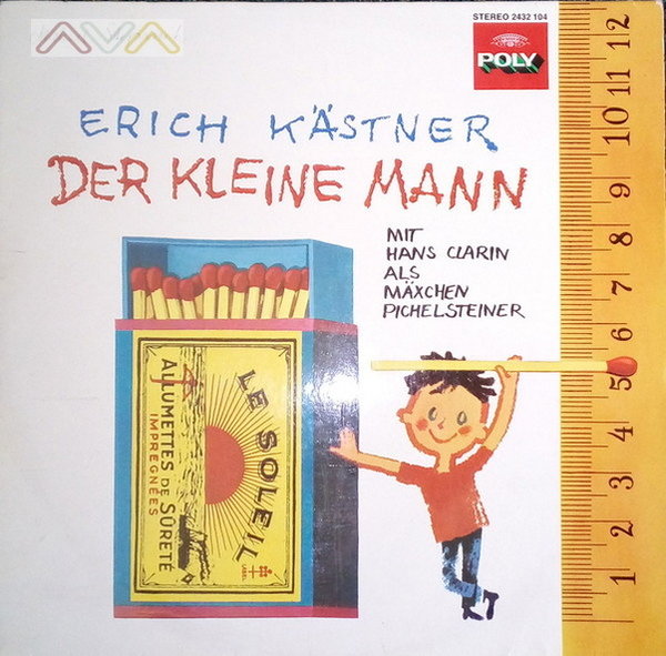 Erich Kästner Der kleine Mann (Hans Clarin als Mäxchen Pichelsteiner) 12" Poly