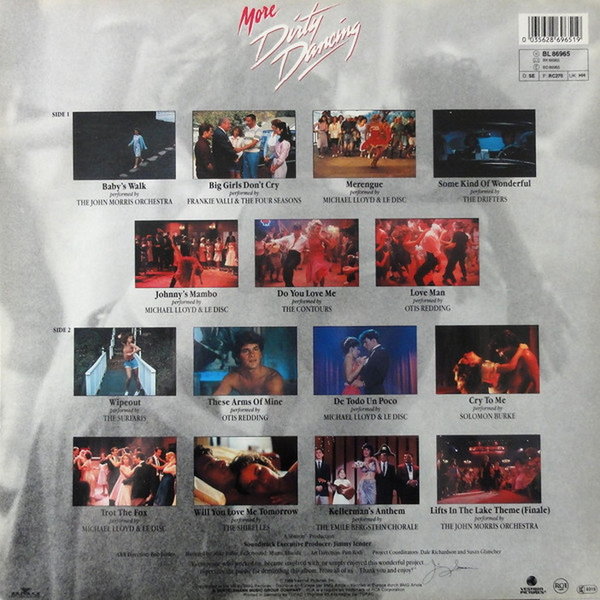 More Dirty Dancing More Original Music From The Hit Motion Picture 12" RCA