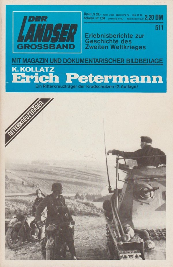 Der Landser Grossband Erlebnisberichte Heft Nr. 511 Erich Petermann Pabel