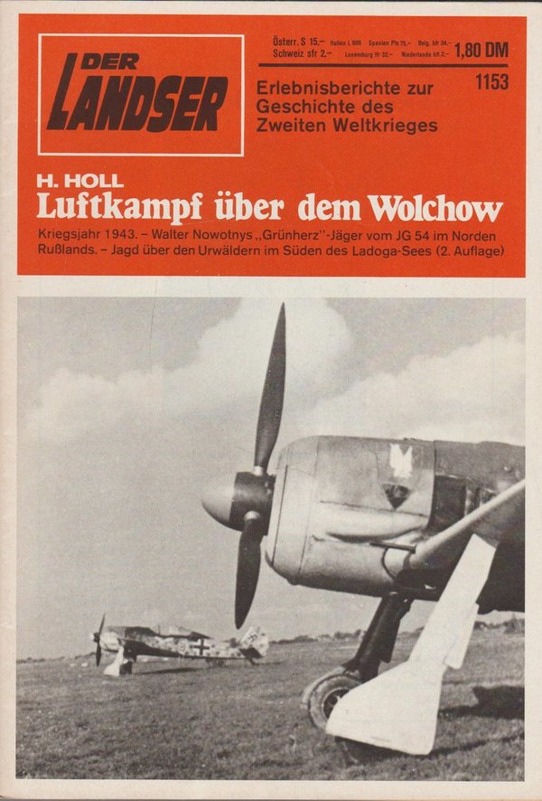 Der Landser Erlebnisberichte Heft Nr. 1153 Luftkampf über dem Wolchow