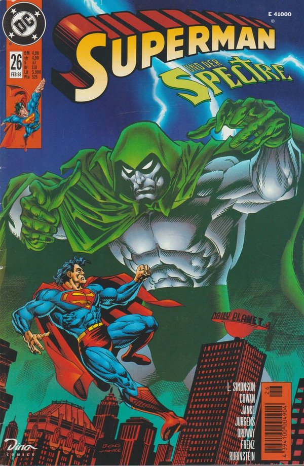 Superman und der Spectre #26 Februar 1998 DC Comics Deutsch