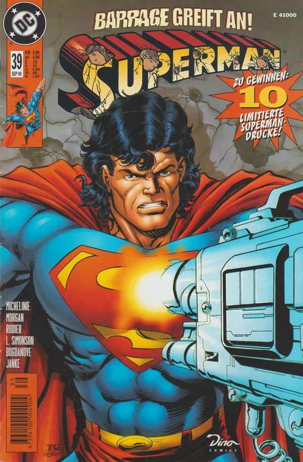 Superman Barerago greift an! #39 September 1998 DC Comics Deutsch