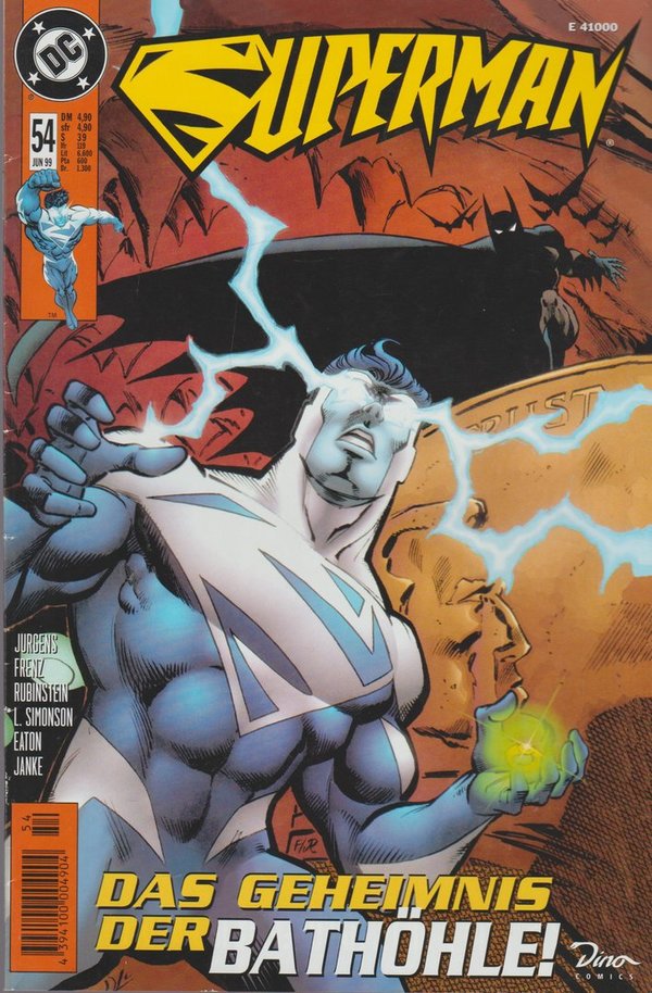 Superman Das Geheimnis der Bathöhle #54 Juni1999 DC Comics Deutsch