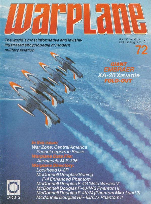 WARPLANE Enzyklopädie Militärische Luftfahrt Heft 72 XA-26 Xavante