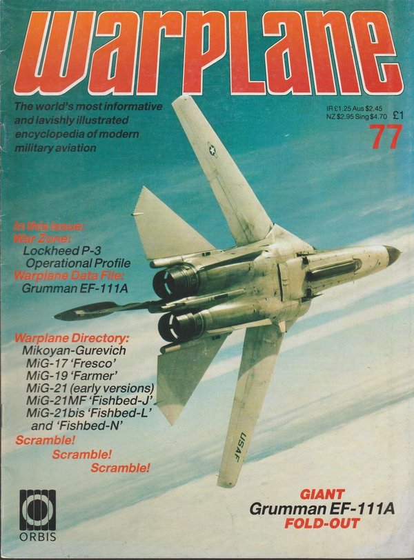 WARPLANE Enzyklopädie Militärische Luftfahrt Heft 77 Grumman EF-111A