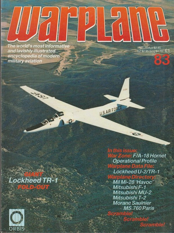 WARPLANE Enzyklopädie Militärische Luftfahrt Heft 83 Lockheed TR-1