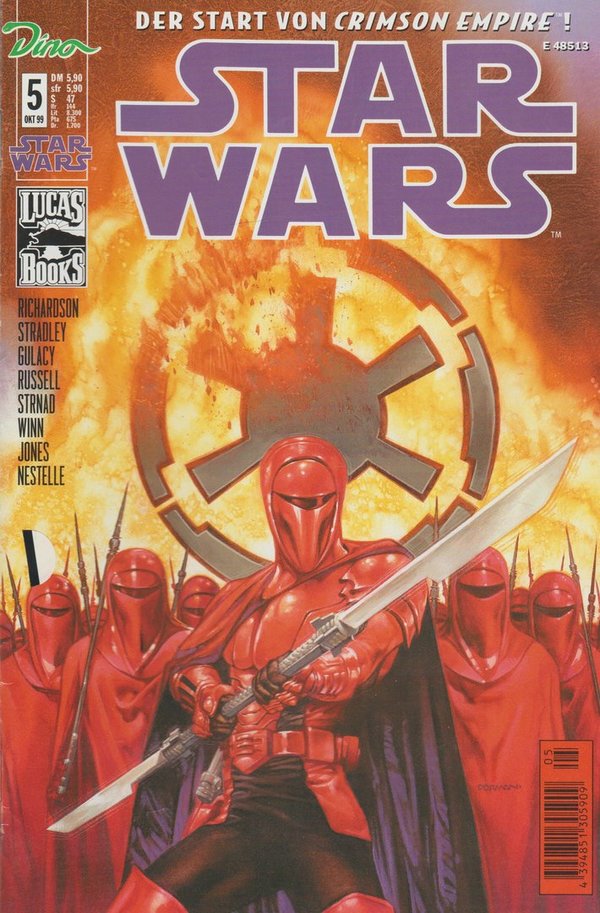 Star Wars #5 Crimson Empire Teil 1 von 6 Oktober 1999 Dino Comics