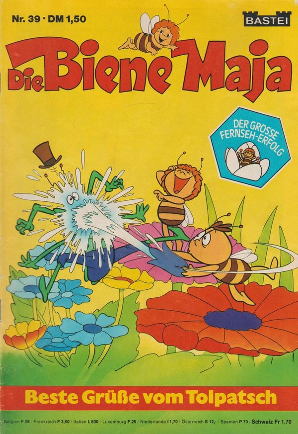 Die Biene Maja Nr. 39 Beste Grüße vom Tolpatsch 1978 Bastei Verlag Comic