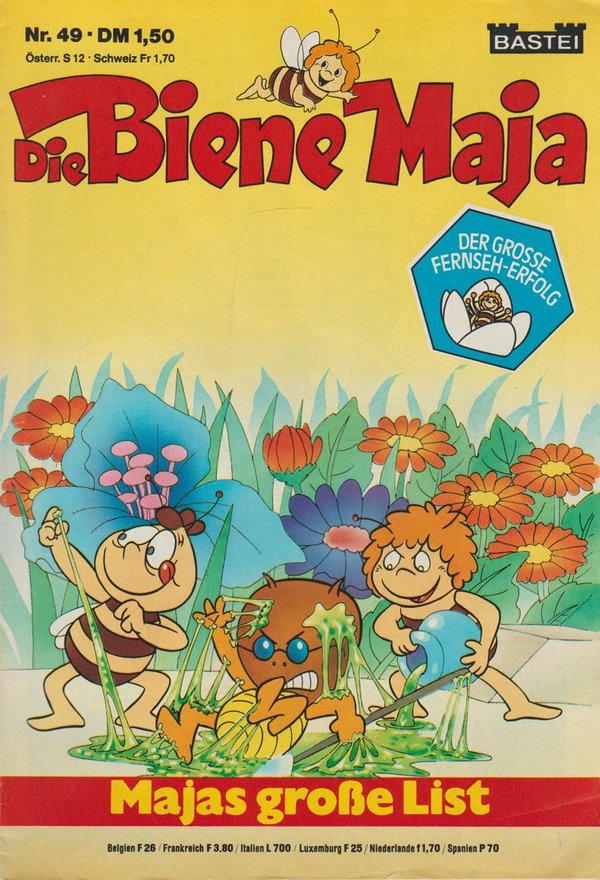 Die Biene Maja Nr. 49 Majas große List 1977 Bastei Verlag Comic