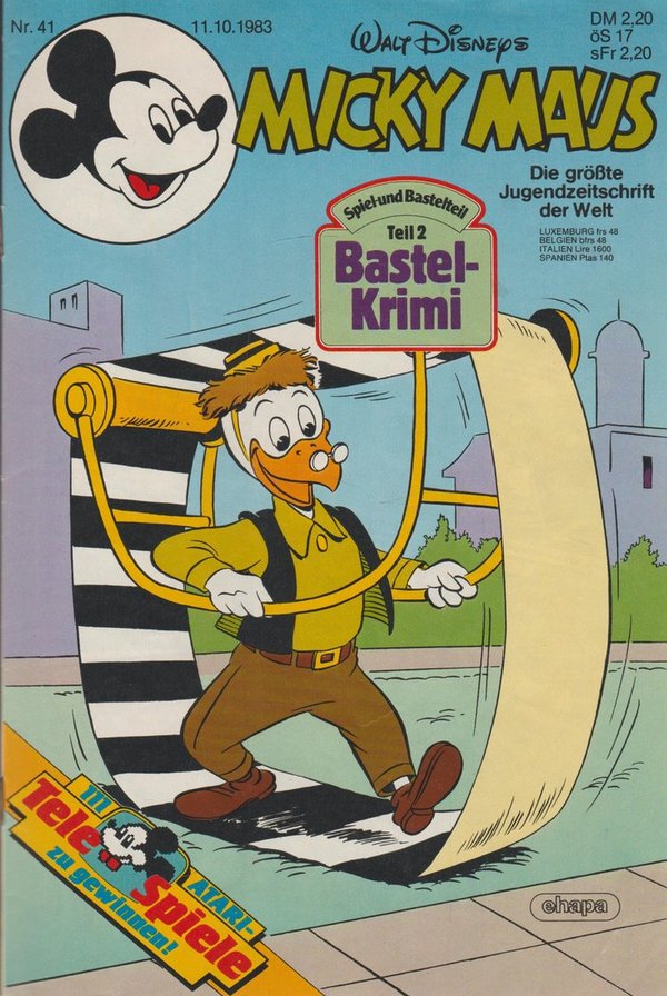Walt Disneys Micky Maus Heft Nr. 41 Oktober 1983