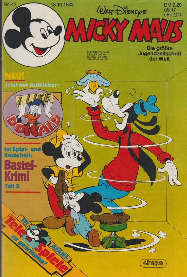 Walt Disneys Micky Maus Heft Nr. 42 Oktober 1983