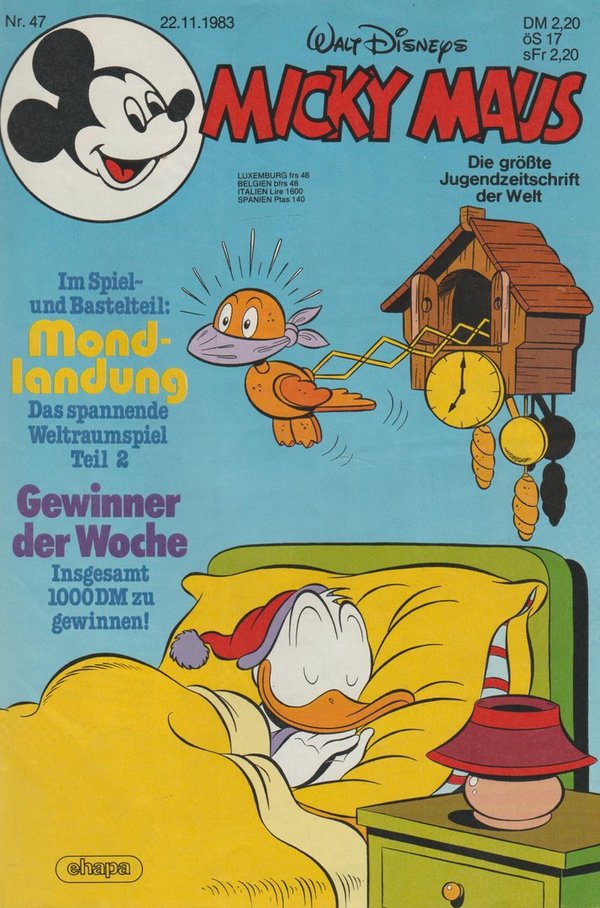Walt Disneys Micky Maus Heft Nr. 47 November 1983
