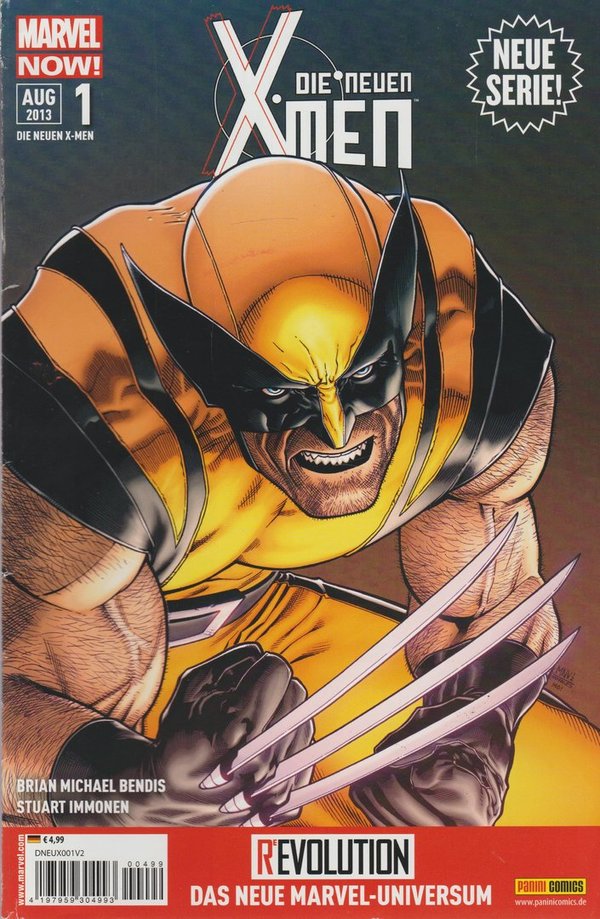 Die neuen X-Men Revolution das neue Marvel Universum Heft 1 August 2013