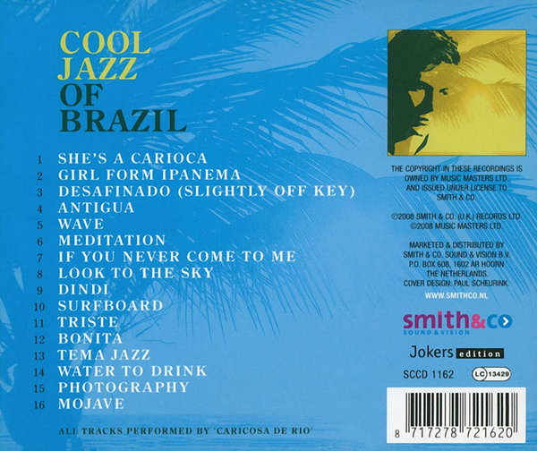 Antonio Carlos Jobim Cool Jazz Of Brazil 1983 Smith & Co Jokers Edition CD